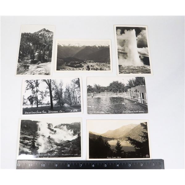 #1231 LOT OF 7 BLACK AND WHITE AMERICAN