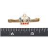 Image 1 : #1280 VINTAGE CROWN PIN JEWELRY