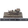 Image 1 : #1284 VINTAGE TRAIN ENGINE DESK PLAQUE 8 WHEELED