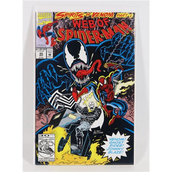 #1426  MARVEL COMICS  WEB OF SPIDERMAN #95 1992