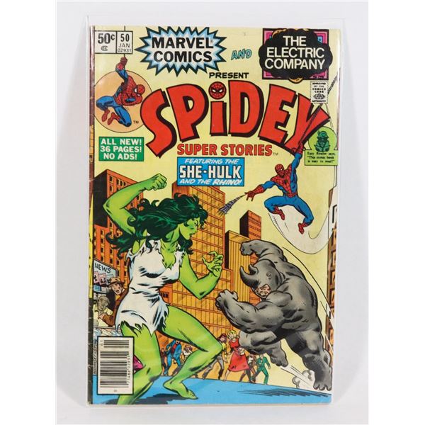 #1443 MARVEL COMICS SPIDEY SUPER STORIES #50 JAN