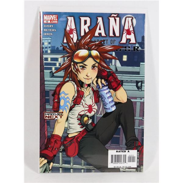 #1467 MARVEL COMICS ARANA #12 2005