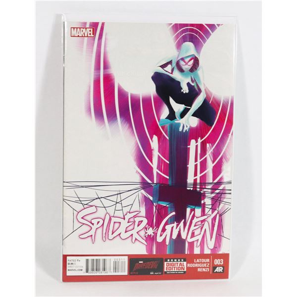 #1470  MARVEL COMICS SPIDER GWEN #3 2015