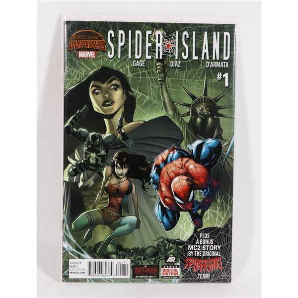 #1475 MARVEL COMICS SPIDER ISLAND #1 2016