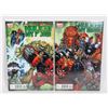 Image 1 : #1702 LOT OF 2 MARVEL COMICS HULKED OUT