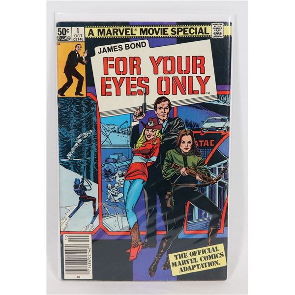 #1764 MARVEL COMICS JAMES BOND FOR YOUR EYES