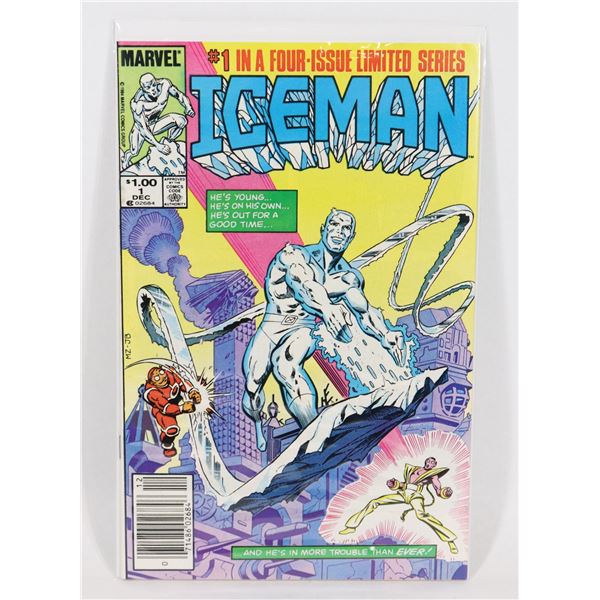 #1765 MARVEL COMICS ICEMAN #1 1984