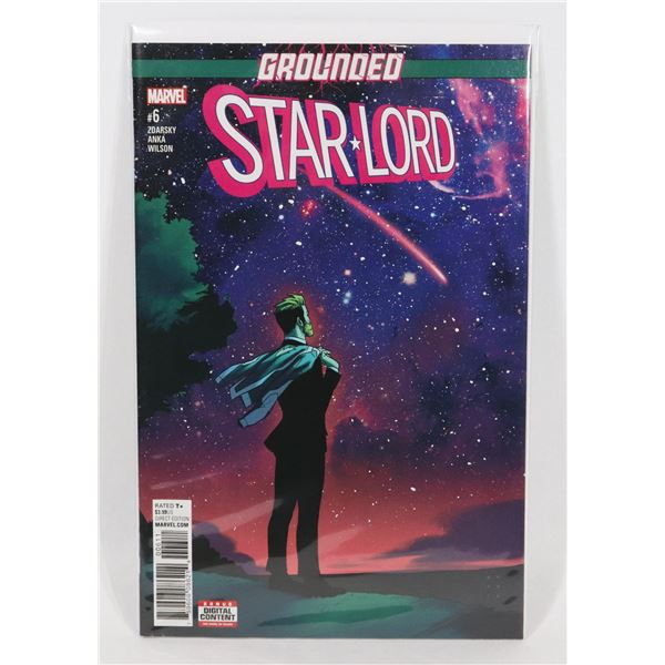 #1770  MARVEL COMICS GROUNDED STAR LORD #6  2017