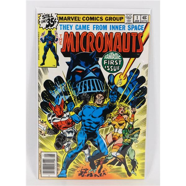 #1790 MARVEL COMICS THE MICRONAUTS #1 1979