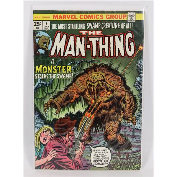 #1797 MARVEL COMICS THE MAN-THING #7 1974