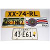 Image 1 : LOT OF 4 LICENSE PLATE
