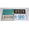 Image 1 : LOT OF 4 LICENSE PLATE