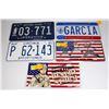 Image 1 : LOT OF 5 U.S. LICENSE PLATE