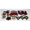 Image 1 : EXTRA LARGE LOT OF VINTAGE MILITARY INSIGNIAS