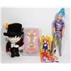 Image 1 : LOT OF 2 SAILOR MOON FIGURES AND COLLECTIBLE DOLL