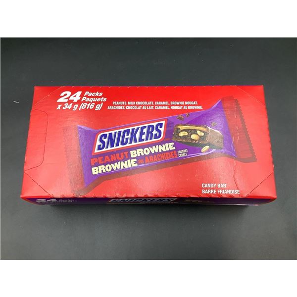 Snickers Peanut Brownie Candy Bars (24 x 34g)