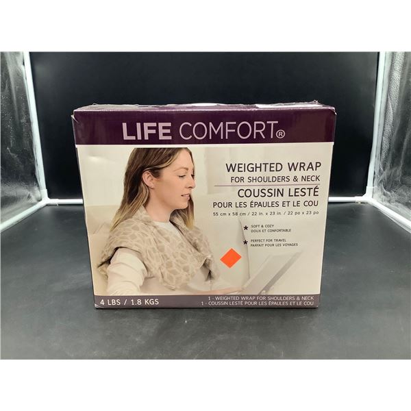Life Comfort Weighted Wrap for Shoulders and Neck (4lbs)