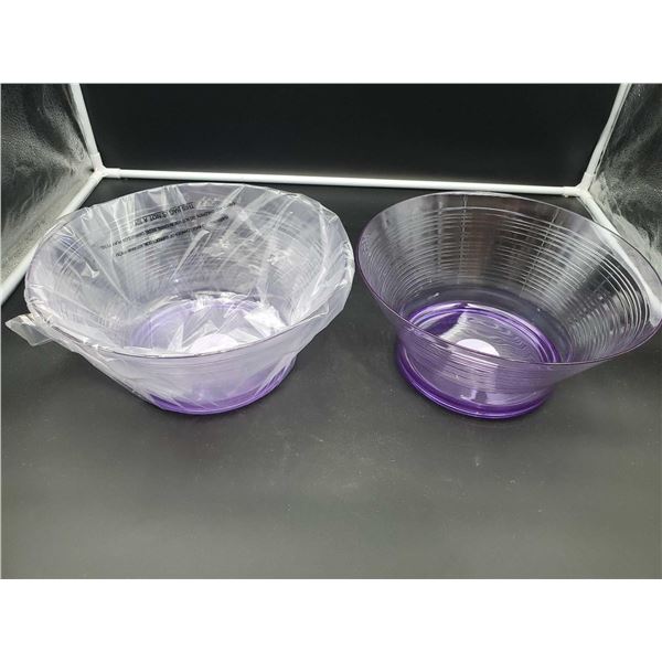My Patio Outdoor Acrylic Bowls (2ct) Purple