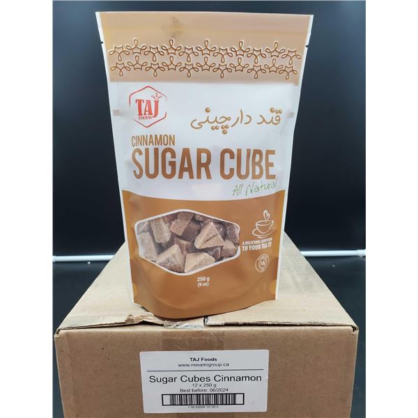 Taj Cinnamon Sugar Cubes (12 x 250g)