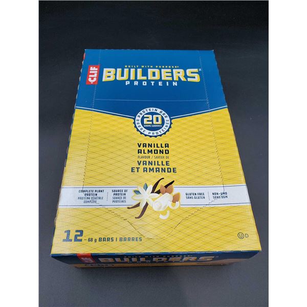 Clif Builders Protein-Vanilla Almond Bars (12 x 68g)