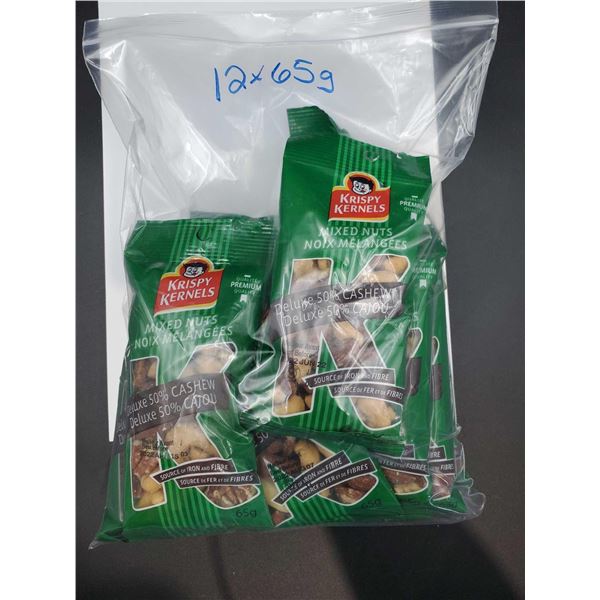 Krispy Kernels Mixed Nuts (12 x 65g)
