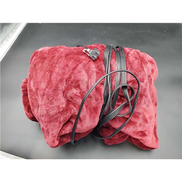 Brookstone Heated Throw Blanket