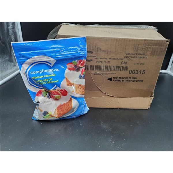 Compliments Graham Crumbs (12 x 400g)