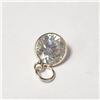 Image 2 : 10K Yellow Gold Moissanite(1.05ct) Pendant (~Size )(Ring is resizable for $40) (~length inches), Mad
