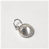 Image 3 : 10K White Gold Moissanite(1.2ct) Pendant (~Size )(Ring is resizable for $40) (~length inches), Sugge