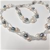 Image 2 : Fresh Water Pearl Bracelet And Necklace Set (~Size )(Ring is resizable for $40) (~length inches), Su