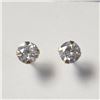 Image 1 : 14K Yellow Gold Cubic Zirconia Earrings (~Size )(Ring is resizable for $40) (~length inches), Made i
