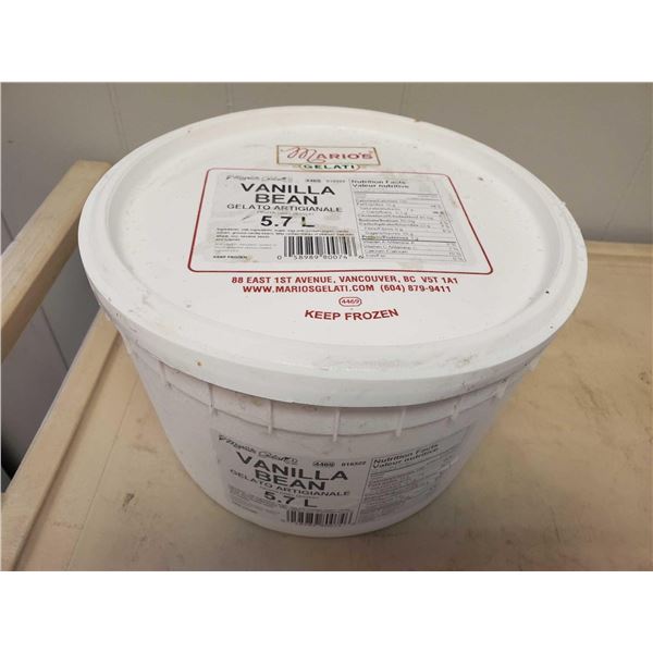 Marios Gelati Vanilla Bean Flavor, 5.7 L