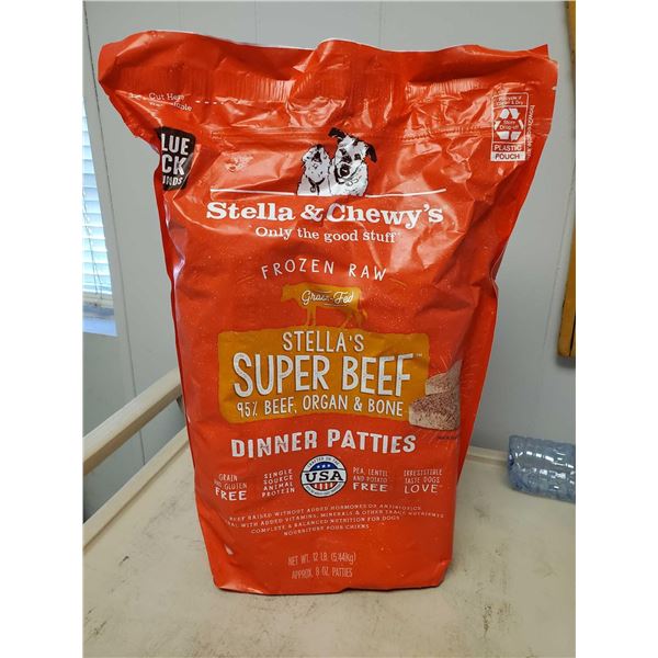 Stella&Chewy's Super Beef Dinner Patties, 12lb