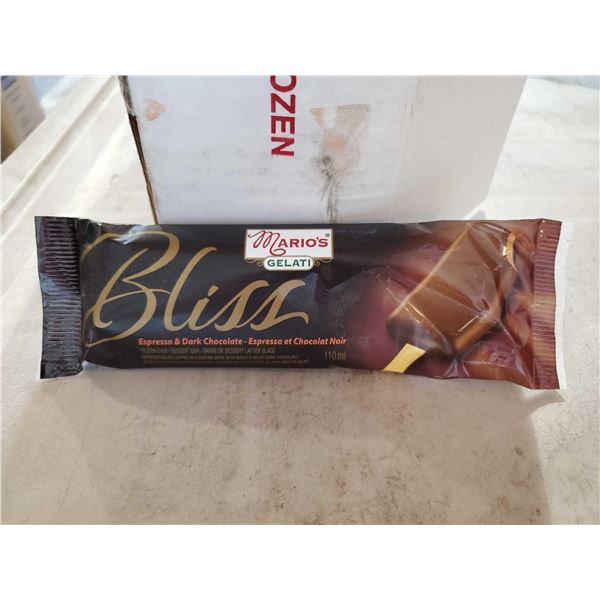 Mario's Gelati Espresso & Dark Chocolate Bars 24 x 110ml