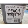 Image 2 : Mario's Gelati Peach Sorbetto 5L