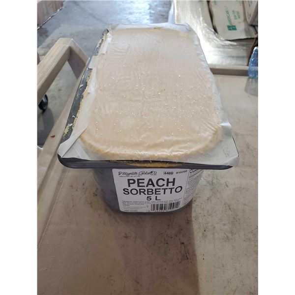 Mario's Gelati Peach Sorbetto 5L