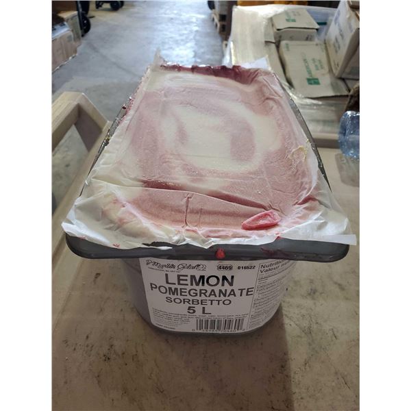 Mario's Gelati Lemon Pomegranate Sorbetto 5L