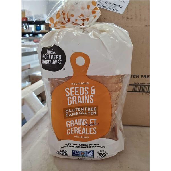 Little Northern Bakehouse Seed & Grains gluten free bread case lot of 6 x 482g