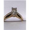 Image 6 : ESTATE ASSET - Ladies Vintage 14K Gold Diamond Solitaire (approx .40 carat) engagement ring with mat