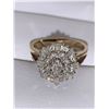 Image 5 : ESTATE ASSET - Ladies Vintage 14K Gold Diamond Cluster Top Ring ( approx 1.0 carat of brilliant cut 