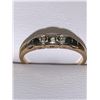 Image 3 : ESTATE ASSET - Vintage 14 - 18K two tone Gold  double ring wedding set with diamond solitaire ring a