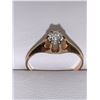 Image 1 : ESTATE ASSET - Ladies Vintage Diamond Solitaire 14K Gold Wedding RIng 2.0 grams size 6