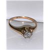 Image 3 : ESTATE ASSET - Ladies Vintage Diamond Solitaire 14K Gold Wedding RIng 2.0 grams size 6