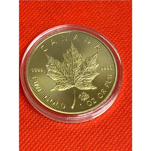 Canada 1 OZ .9999 Maple Leaf $50.00 Coin REPLICA