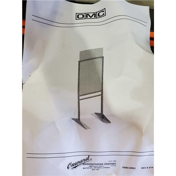 NEW OMC Free Standing Sign Board Display
