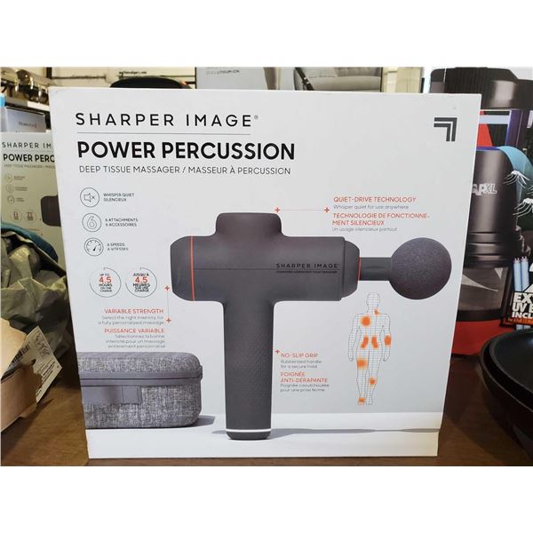Sharper Image Power Precision Rechargeable Deep Tissue Massager with carry case