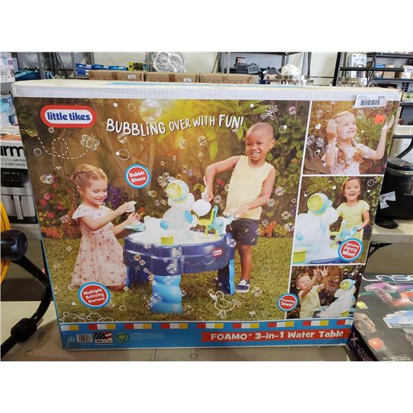 Little Tykes Foamo 3 in 1 Water Table - SOLD AS IS