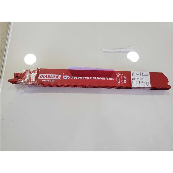 lot of 9 Diablo 9" Saw Blades