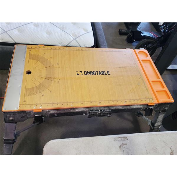 Omni Table 4 in 1 Multi-purpose Workbench, Scaffold, Dolly, Creeper