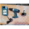 Image 1 : Makita Drill with 18V Battery & Charger Base